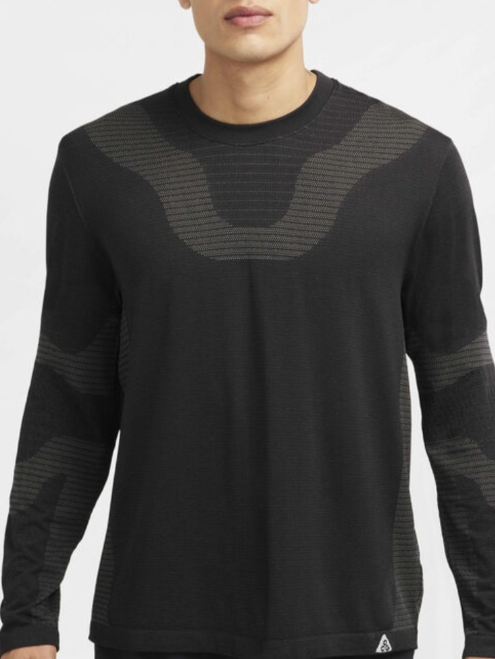 Men's Nike ACG "Delta River" Long Sleeve  Tee - Black Size: Medium NWT